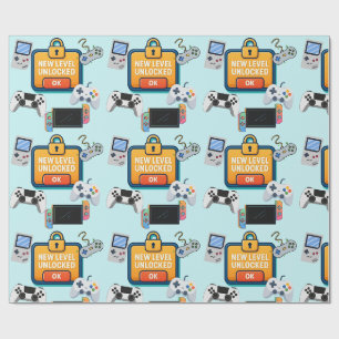 Multi-Plattform-Videospiel Geschenkpapier