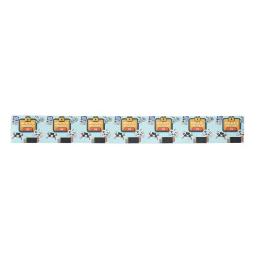 Multi-Plattform-Videospiel Satinband (Vorderseite)