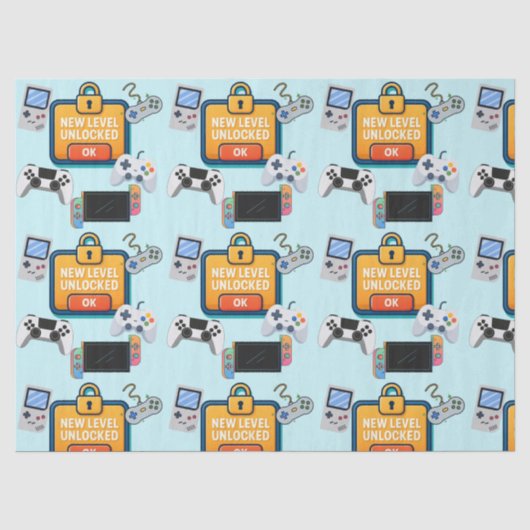 Multi-Plattform-Videospiel Seidenpapier (Vorderseite)