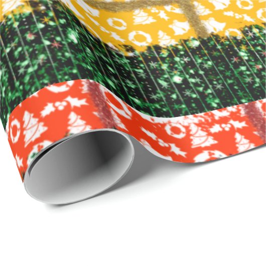 Multi Print Christmas Geschenkpapier (Rolleneckpunkt)