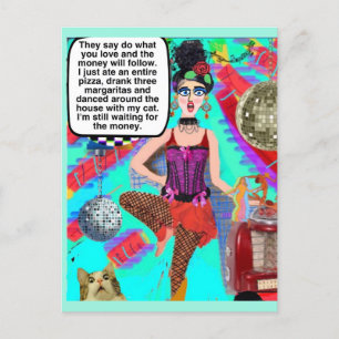 MULTI PURPOSE CARD VON BAD GIRL ART POSTKARTE