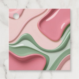 Multi purpose favor tags in stylish graphic geschenkanhänger