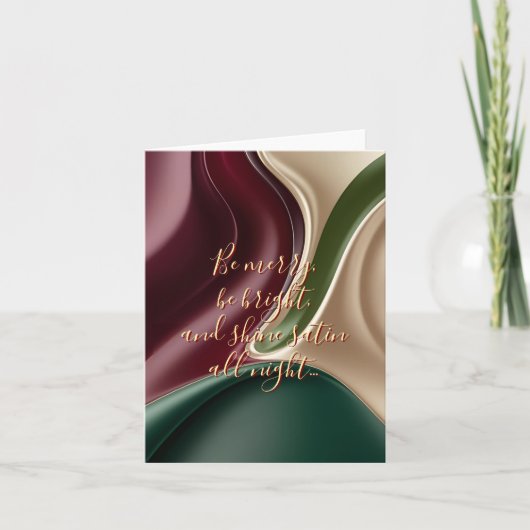 Multi purpose folded card in stylish graphic (Vorderseite)