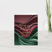 Multi purpose folded card in stylish graphic (Vorderseite)