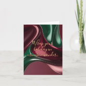 Multi purpose folded card in stylish graphic (Vorderseite)