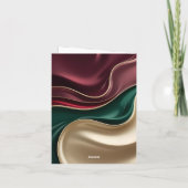 Multi purpose folded card in stylish graphic (Rückseite)