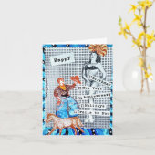 MULTI-PURPOSE-KARTE NACH SCHLECHTER MÄDCHENKUNST KARTE (Gelbe Blume)