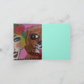 MULTI-PURPOSE-KARTE NACH SCHLECHTER MÄDCHENKUNST KARTE (Innenseite)