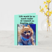 MULTI-PURPOSE-KARTE NACH SCHLECHTER MÄDCHENKUNST KARTE (Gelbe Blume)