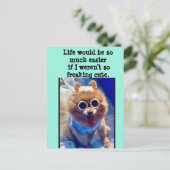 MULTI-PURPOSE-KARTE NACH SCHLECHTER MÄDCHENKUNST POSTKARTE (Stehend Vorderseite)