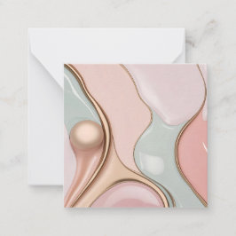 Multi purpose note card in stylish graphic mitteilungskarte