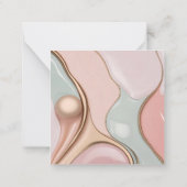 Multi purpose note card in stylish graphic mitteilungskarte (Rückseite)