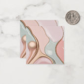 Multi purpose note card in stylish graphic mitteilungskarte (Vorderseite/Rückseite Beispiel)