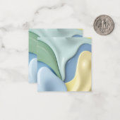 Multi purpose note card in stylish graphic mitteilungskarte (Vorderseite/Rückseite Beispiel)