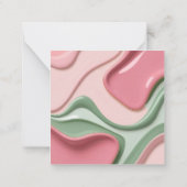 Multi purpose note card in stylish graphic mitteilungskarte (Rückseite)