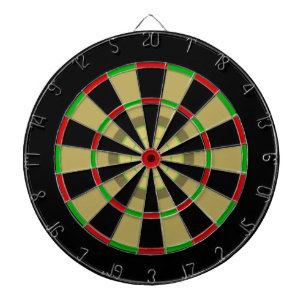 Multi Ringhalb traditioneller Dartboard Dartscheibe