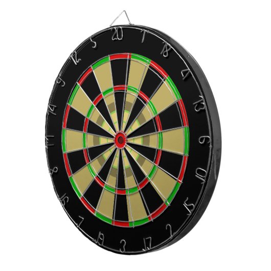 Multi Ringhalb traditioneller Dartboard Dartscheibe (Vorderseite rechts)