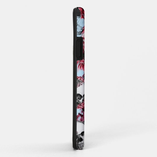 Multi Rosenschädelamericanamuster Case-Mate iPhone Hülle (Hinten/Rechts)