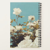 Multi Roses Floral Garden Custom Spiral Notebook Notizblock (Rückseite)