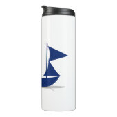 Multi-Sail Sailboat Marine Nautical Thermosbecher (Nach rechts gedreht)