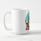 **“Multi-Santa Christmas Fun – 3D Cartoon Transpar Kaffeetasse (Links)