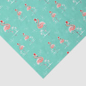 Multi Seidenpapier des Weihnachtsflamingos (Ausschnitt)