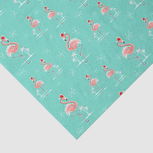 Multi Seidenpapier des Weihnachtsflamingos (Ausschnitt)