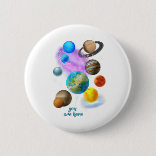 Multi Sie sind hier Planeten bearbeiten Button