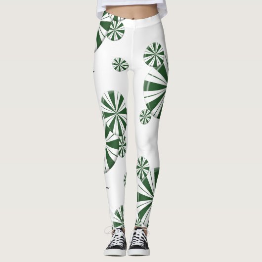 Multi-Spearmint Leggings (Vorderseite)