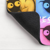 Multi Stressie Katze Mousepad (Ecke)