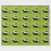 Multi Stripe Skunk Geschenkpapier (Flach)
