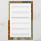 Multi-strukturierte abstrakte Malerei vom Briefpapier (Vorderseite)