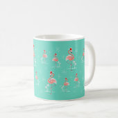 Multi Tasse des Weihnachtsflamingos (VorderseiteRechts)