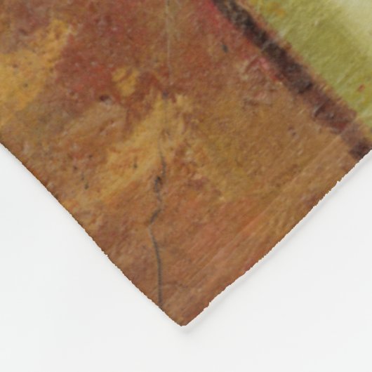 Multi-Texturierte Abstrakte Malerei von Vision Stu Fleecedecke (Ecke)