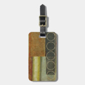 Multi-Texturierte Abstrakte Malerei von Vision Stu Gepäckanhänger (Vorderseite vertikal)