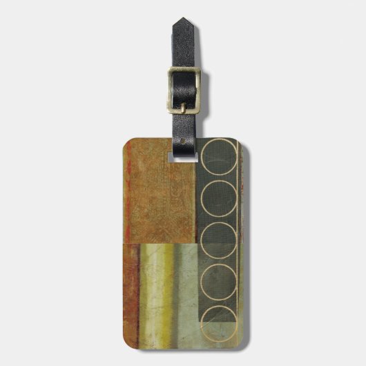 Multi-Texturierte Abstrakte Malerei von Vision Stu Gepäckanhänger (Vorderseite vertikal)