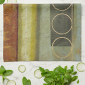 Multi-Texturierte Abstrakte Malerei von Vision Stu Geschirrtuch (Gefaltet)