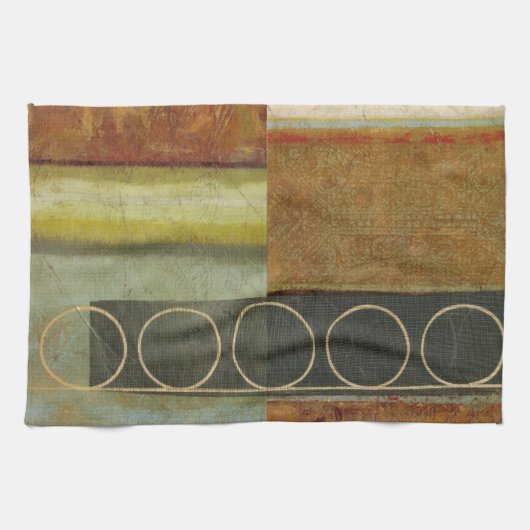 Multi-Texturierte Abstrakte Malerei von Vision Stu Geschirrtuch (Horizontal)