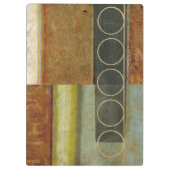 Multi-Texturierte Abstrakte Malerei von Vision Stu Klemmbrett (Rückseite)