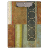 Multi-Texturierte Abstrakte Malerei von Vision Stu Klemmbrett (Vorderseite)