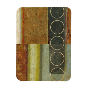 Multi-Texturierte Abstrakte Malerei von Vision Stu Magnet