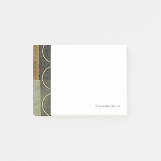 Multi-Texturierte Abstrakte Malerei von Vision Stu Post-it Klebezettel (Vorderseite)