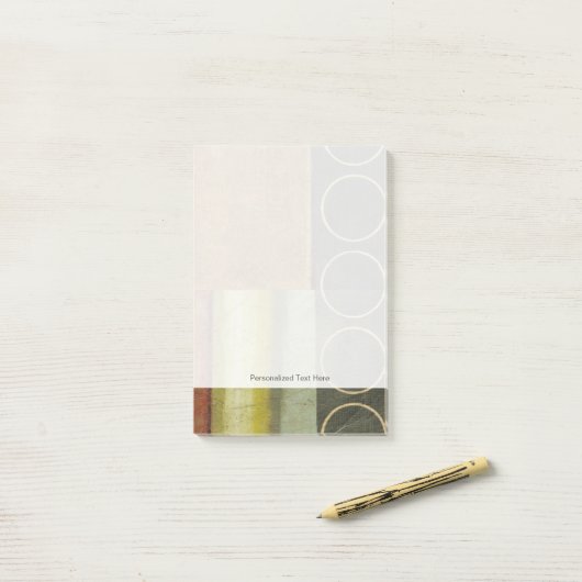 Multi-Texturierte Abstrakte Malerei von Vision Stu Post-it Klebezettel (Auf Schreibtisch)