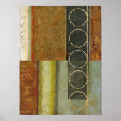 Multi-Texturierte Abstrakte Malerei von Vision Stu Poster (Vorne)