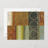 Multi-Texturierte Abstrakte Malerei von Vision Stu Postkarte (Vorne/Hinten)