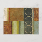 Multi-Texturierte Abstrakte Malerei von Vision Stu Postkarte (Vorderseite)