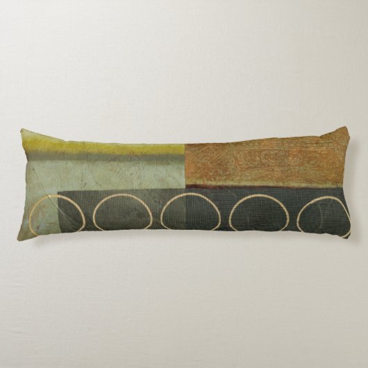 Multi-Texturierte Abstrakte Malerei von Vision Stu Seitenschläferkissen (Vorderseite)