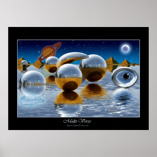 "MULTI-VERSE" Art Poster von Skye Ryan-Evans (Vorne)