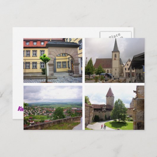 Multi-View-Postkarte Postkarte (Vorne/Hinten)