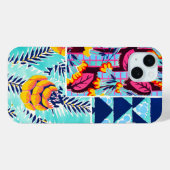 Multi-Vintag-florales Design Phone Case (Rückseite (Horizontal))